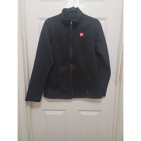 Charles River Apparel GAF Full-Zip Black Jacket For Men's Size M - Picture 1 of 10